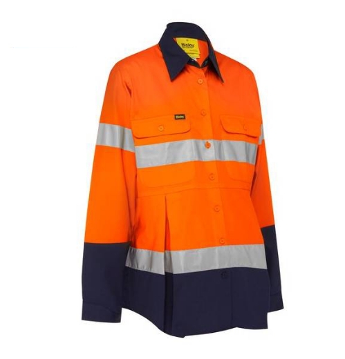 Picture of Bisley,Women's Taped Hi Vis Maternity Drill Shirt